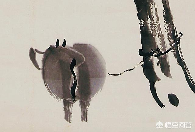 国画蟋蟀图片欣赏:广东蟋蟀图片欣赏 齐白石只画了一个牛屁股，为何能卖2千万？