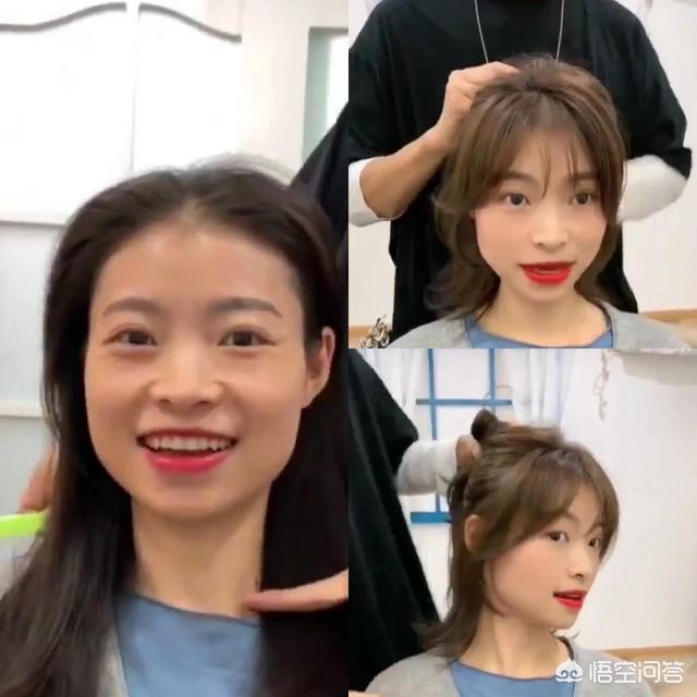孙俪短发发型图片:方脸的女生适合什么发型，发色？
