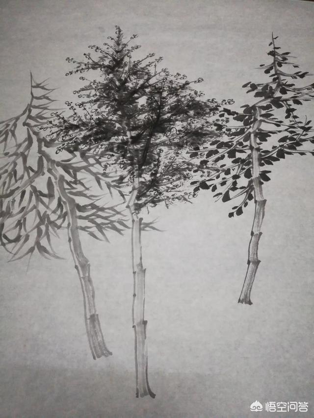 申世辉:如何运用立干法和分枝法画好山水画中的树