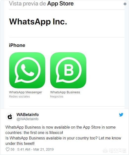 iOS版WhatsApp Business应用已在哪些市场推出？