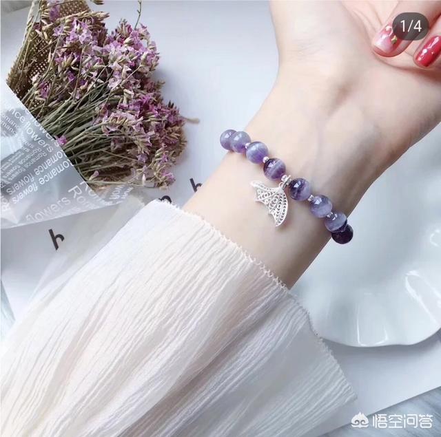 神秘月亮手链，紫水晶手链佩戴有何讲究该如何佩戴紫水晶