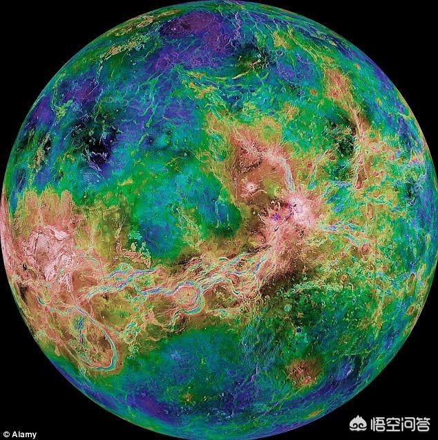 金星图片:前苏联科学家认为金星在八百万年前曾有过光辉灿烂的文明是真的吗