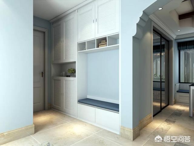 最漂亮的入户玄关鞋柜,进门就是餐厅厨房，玄关鞋柜如何设计？