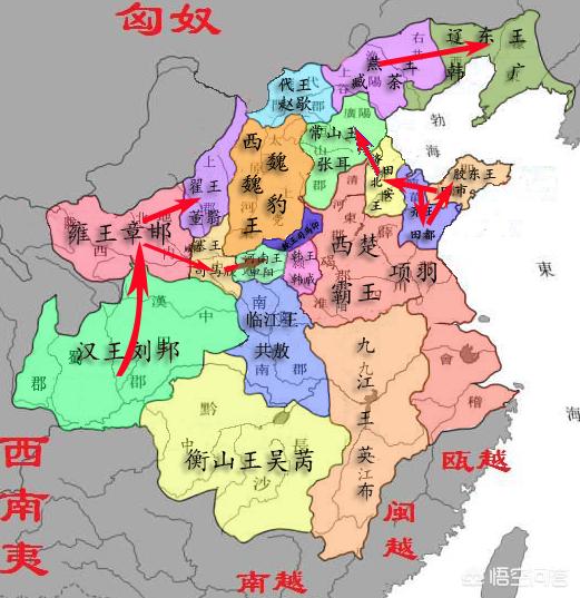 楚汉之争:楚汉之争打了多少年?刘邦是怎样快速结束战争的？