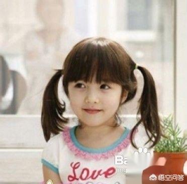 儿童发型女孩扎发,小孩子怎么扎头发像韩国人？