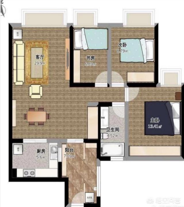 三种最旺家庭户型,三口之家如何挑选合适的房源和户型呢？