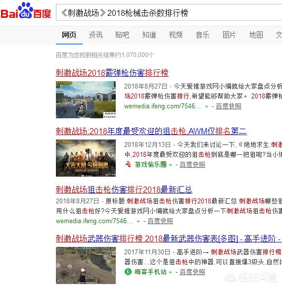 《刺激战场》2018枪械击杀数排行榜公布,M416击杀55亿次排第二,你觉得正常吗？