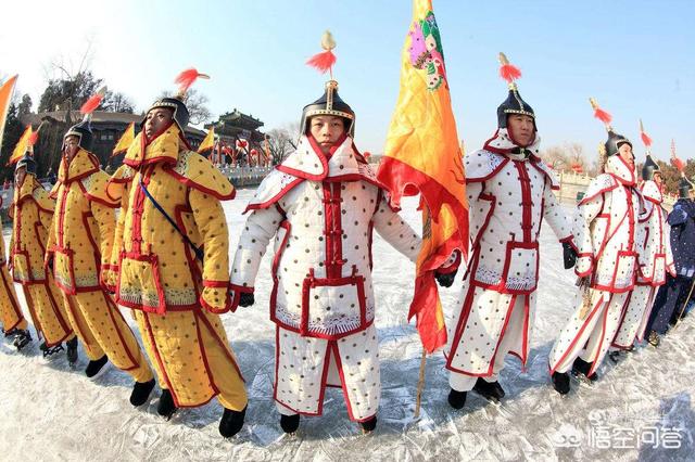 "正黄旗,镶黄旗,正白旗,镶白旗,正红旗,镶红旗,正蓝旗,镶蓝旗"这是