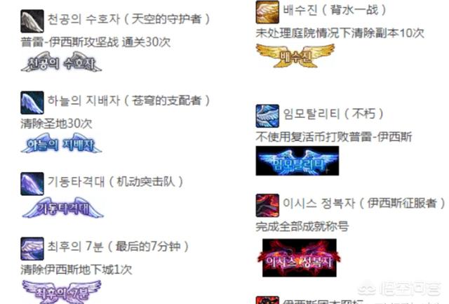 DNF普雷成就称号曝光,7个大翅膀媲美哥特称号,你觉得哪个最好看？