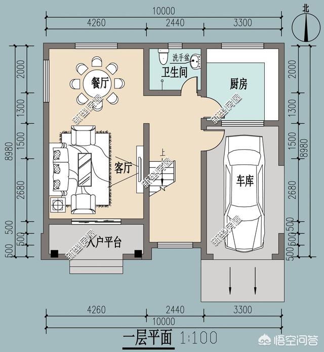 乡村房屋设计图片大全，面宽10米，进深8米农村自建房，怎样设计比较好