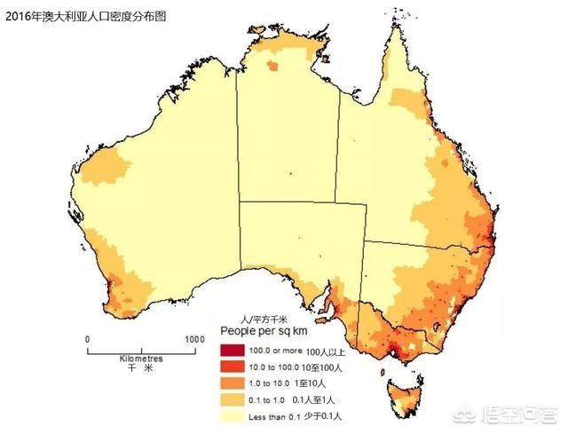 澳大利亚的领土面积排在全球第六位，为何该国人口总量却很少呢？