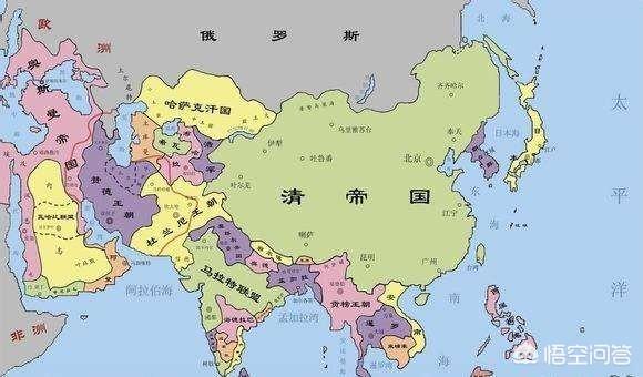 卡西莫多犬是什么意思:清朝接手明朝的土地面积有多大？