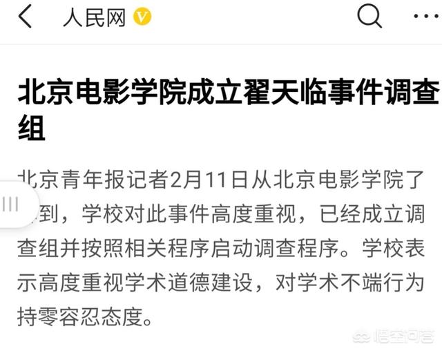 翟天临事件调查组:对于翟天临事件，你怎么看