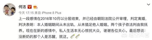 曝何洁与刁磊开房:何洁为刁磊生三胎，女人追求爱情有错吗