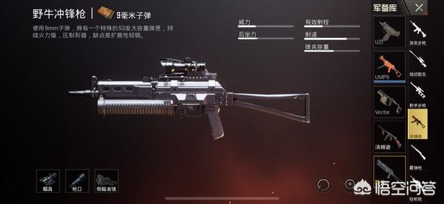 《刺激战场》新出的野牛冲锋枪厉害吗？和UMP9相比哪个更强些？野牛能成为冲锋之王吗？