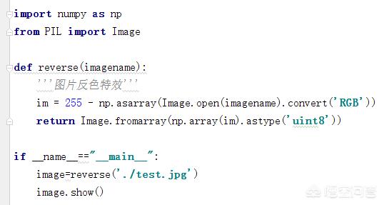 python编程中，怎样实现图片特效效果呢