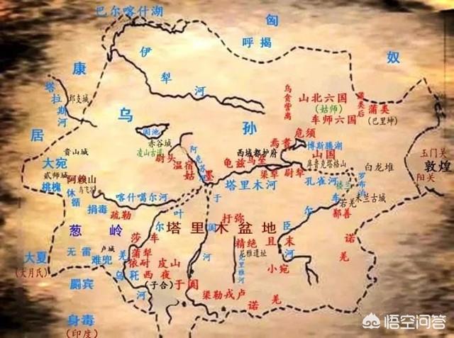 楼兰古城未解之谜:西域三十六古国是哪些，在现在的什么地方