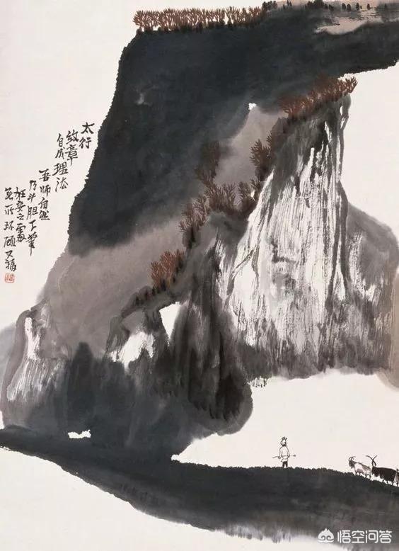 一串红国画画法:怎么学好画国画，国画与水彩分别在哪？