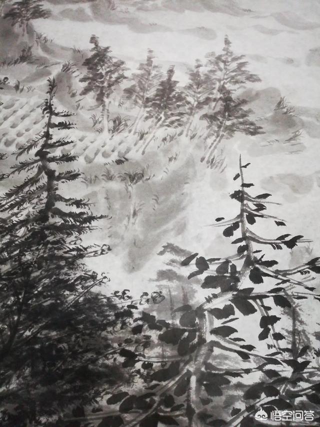 申世辉:如何运用立干法和分枝法画好山水画中的树