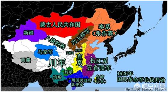 西北马家军:民国时期军阀割据，各个地方、省份分别被哪些军阀占领？