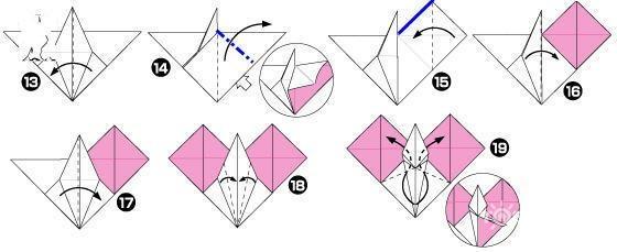 怎样叠纸鹤-怎样叠千纸鹤慢动作