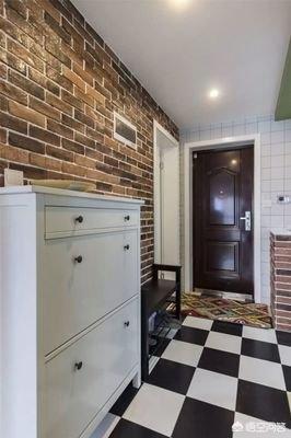 最漂亮的入户玄关鞋柜,这样的入户门怎么设计鞋柜？