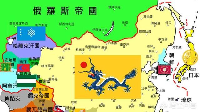 清朝时期统治和控制下的藩属附庸国有哪些？都在地图上哪些位置？都属于中国领土吗？