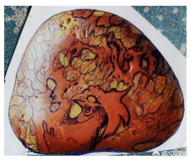 天然大化石原石图片,你喜欢彩色的天然奇石吗？