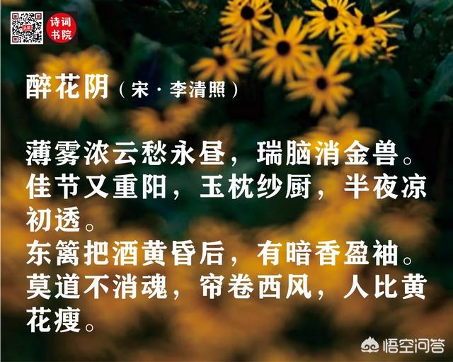 怎样赏析李清照的宋词名篇《醉花阴·薄雾浓云愁永昼》？
