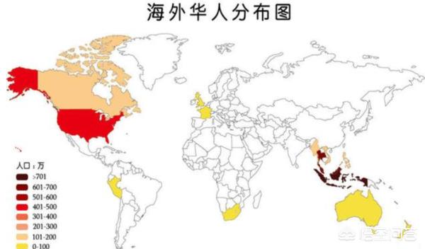 海外华人的分布情况如何,哪个国家最多？