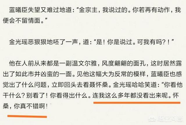 聂怀桑结局:除了魏无羡的推断，哪里可以表明聂怀桑主导了一切事情