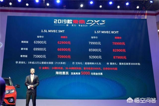 东南汽车dx3新能源，东南汽车新发布的2019款DX3如何能否提升其品牌形象