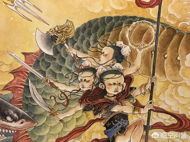 石矶娘娘:封神中，太乙真人敢杀石矶娘娘，为何坐视龙王逼死哪吒却不露面？