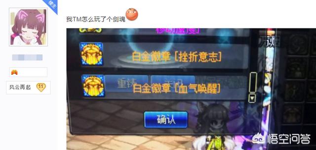 DNF剑魂玩家分解天空尽出其他职业的白金徽章,策划暗示玩其他职业,对此你有何看法？