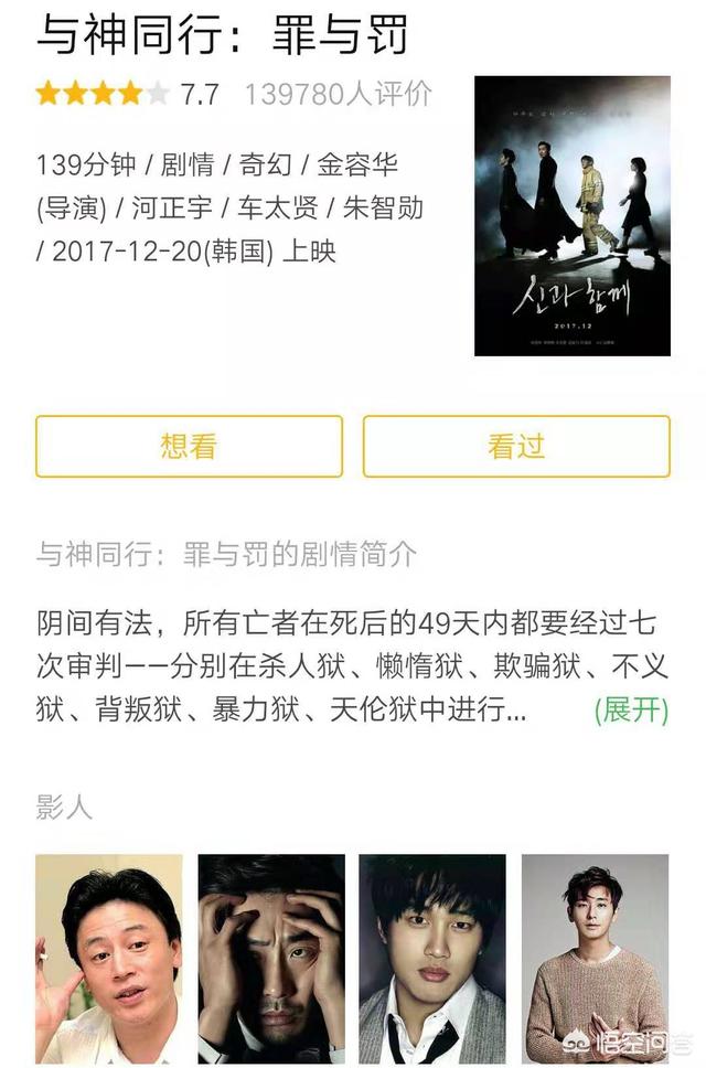 与神同行罪与罚:韩电影《与神同行》为什么能高得分高票房？