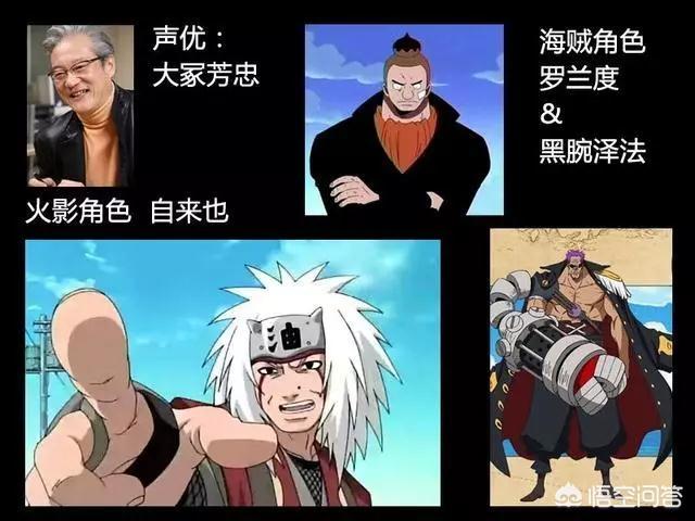 皮卡丘配音:《火影忍者》与《海贼王》中的哪些角色是由同一个声优配音？