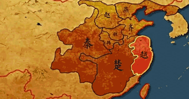 春秋战国时期7国领土的大小顺序(古代战国时期七国地图)