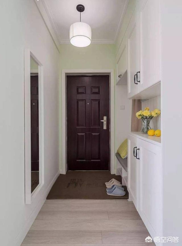最漂亮的入户玄关鞋柜这样的入户门怎么设计鞋柜
