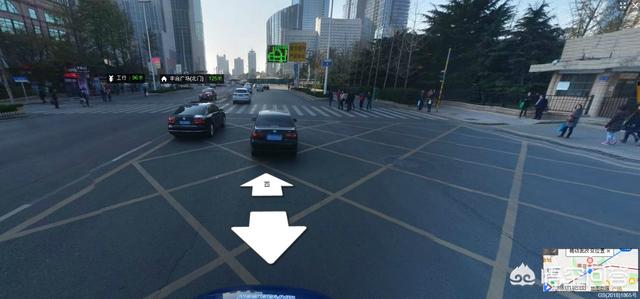 从手机卫星地图上能看到当时街景的全景吗？