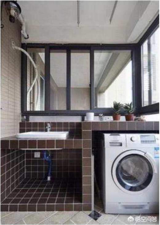 阳台洗衣机为啥要用砌地台，卫生间洗衣机要不要砌地台