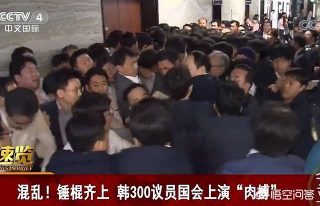 台湾议会打群架视频:为什么台湾议会打群架 300人打群架！韩国国会为哪般？与朴槿惠有关吗？