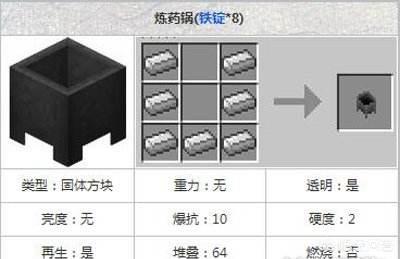 我的世界坩埚如何合成？