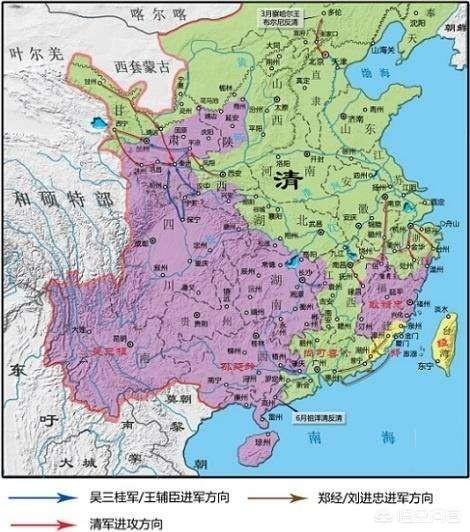 清朝时封吴三桂做了平西王掌管云南为什么还设了云南巡抚两者的地位