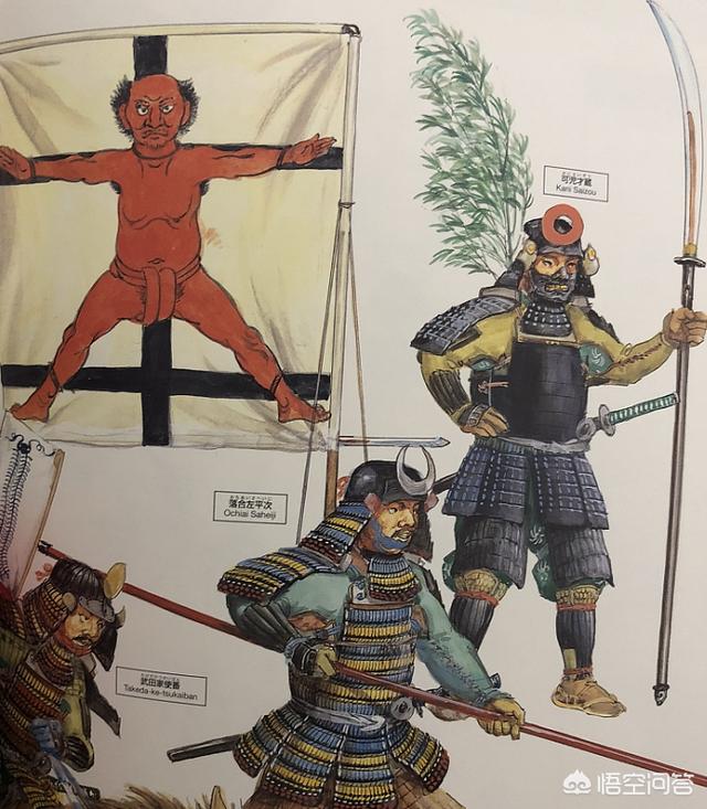 为什么日本古代士兵打仗背上插一面小旗？