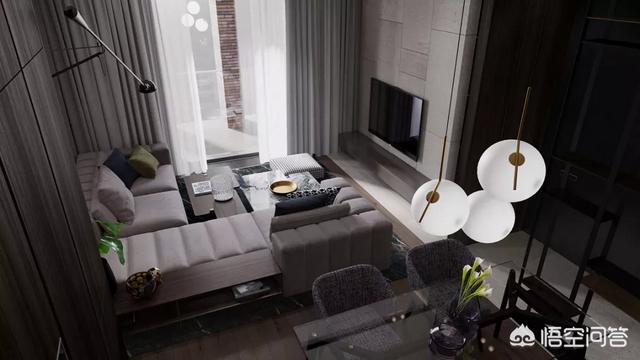 开门直接是餐厅和客厅,客厅和餐厅连在一起，如何做到有效分区？