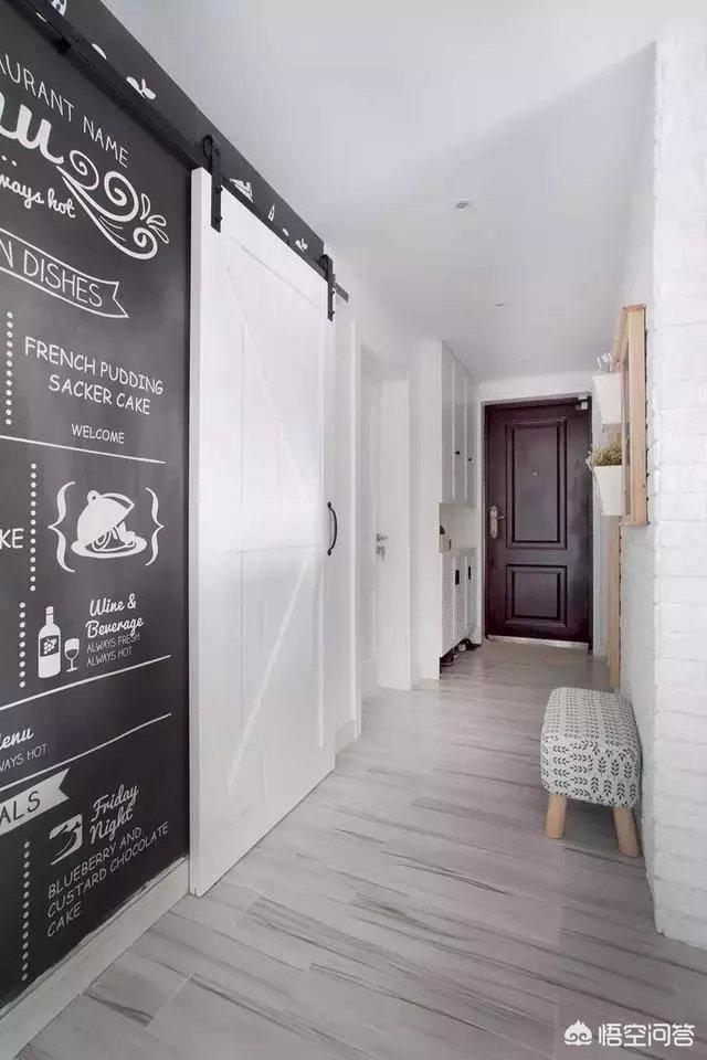 最漂亮的入户玄关鞋柜,这样的入户门怎么设计鞋柜？