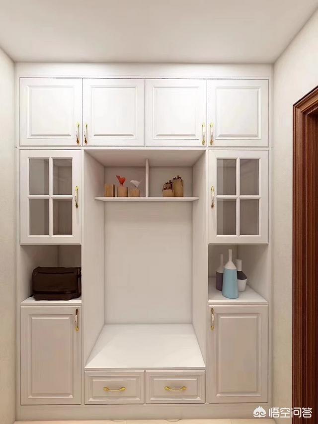 最漂亮的入户玄关鞋柜,进门就是餐厅厨房，玄关鞋柜如何设计？