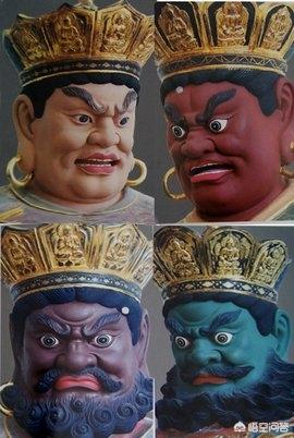 红蓝黑灰什么梗,四大天王和魔家四将如何区分？