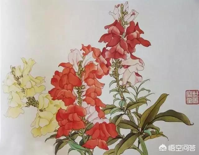 工笔花鸟:什么是工笔画？工笔画有什么特点？ 工笔花卉