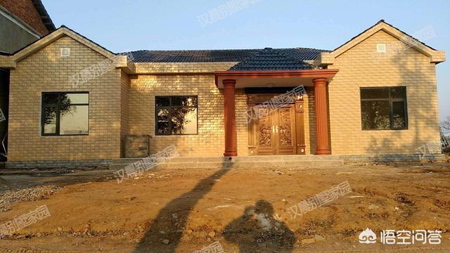 16米长,宽14米的宅基地想盖10米深的平房怎么设计?